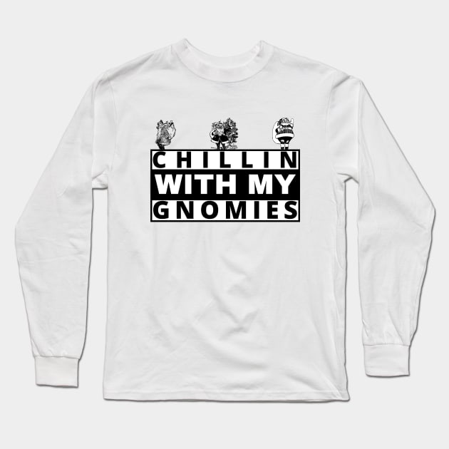 Chillin With My Gnomies Christmas Gnomes, t-shirt Long Sleeve T-Shirt by ACHRAF-64